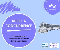 RAPPEL - Concession pour l'exploitation des Petits Trains touristiques