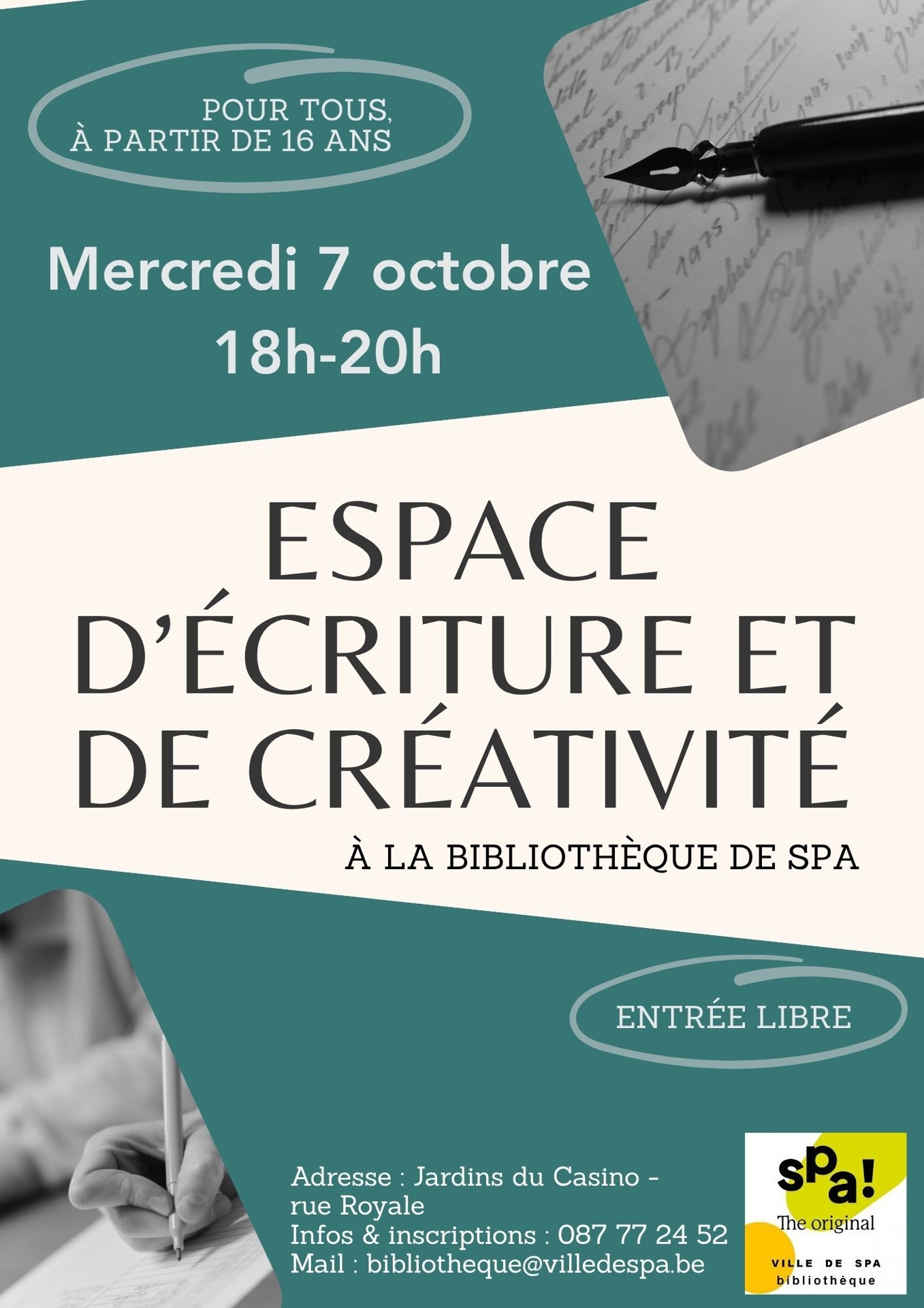 Ateliers d'écriture