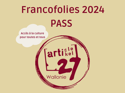 [Article 27] PASS Francofolies 2024